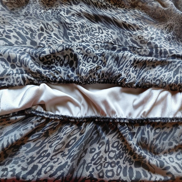 Zoe + Skye Animal Print Halter Top - Picture 6 of 8